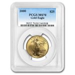 2000 1/2 oz American Gold Eagle MS-70 PCGS