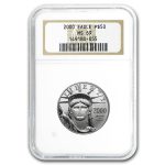 2000 1/2 oz American Platinum Eagle MS-69 NGC