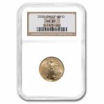 2000 1/4 oz American Gold Eagle MS-69 NGC