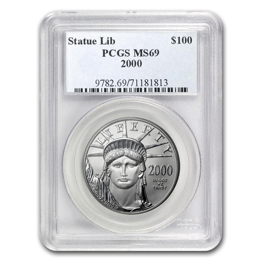 2000 1 oz American Platinum Eagle MS-69 PCGS