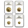 2000 4-Coin American Gold Eagle Set MS-69 NGC