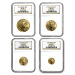 2000 4-Coin American Gold Eagle Set MS-69 NGC