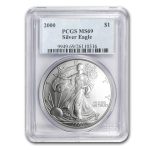 2000 American Silver Eagle MS-69 PCGS