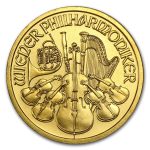 2000 Austria 1/10 oz Gold Philharmonic BU