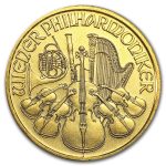 2000 Austria 1/4 oz Gold Philharmonic BU