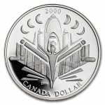 2000 Canada Silver Dollar Proof (Space Exploration)