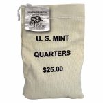 2000-D Massachusetts Statehood Quarter $25 Sealed Mint Bag BU