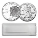 2000-D New Hampshire Statehood Quarter 40-Coin Roll BU