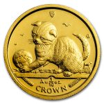 2000 Isle of Man 1/10 oz Gold Scottish Kitten