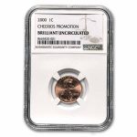 2000 Lincoln Cent Cheerios Cent BU (Red)