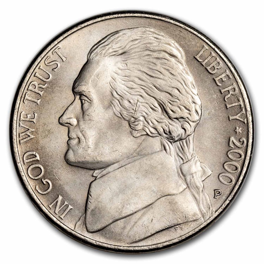2000-P Jefferson Nickel BU
