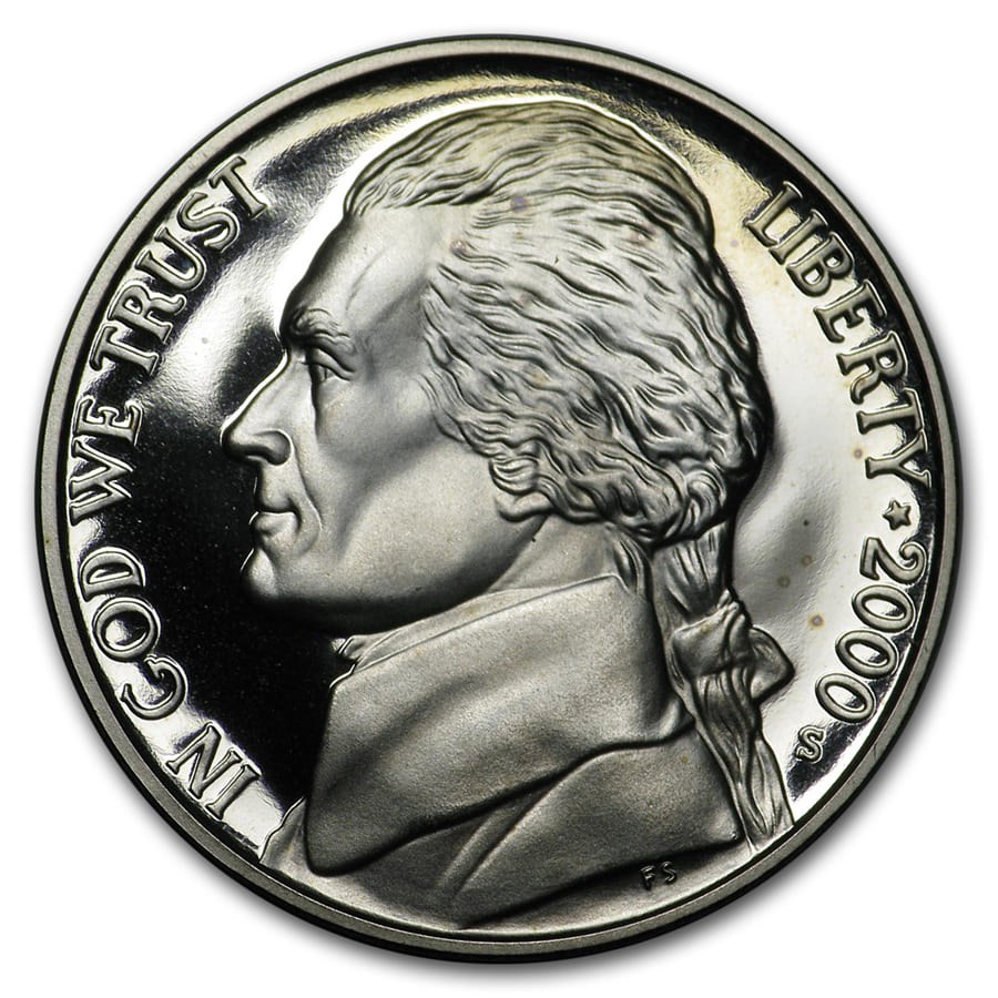 2000-S Jefferson Nickel Gem Proof