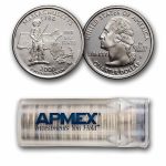 2000-S Massachusetts State Quarter 40-Coin Roll Proof (Silver)
