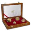 2000 South Africa 4-Coin Gold Krugerrand Proof Set (Box & COA)