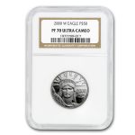 2000-W 1/2 oz Proof American Platinum Eagle PF-70 NGC