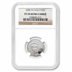 2000-W 1/4 oz Proof American Platinum Eagle PF-70 NGC
