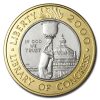 2000-W Gold/Platinum $10 Commem Library of Congress BU (Capsule)