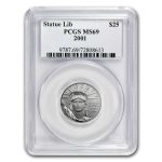 2001 1/4 oz American Platinum Eagle MS-69 PCGS