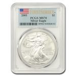 2001 American Silver Eagle MS-70 PCGS (First Strike)