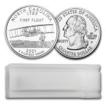 2001-D North Carolina Statehood Quarter 40-Coin Roll BU