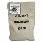 2001-D Rhode Island Statehood Quarter $25 Sealed Mint Bag BU