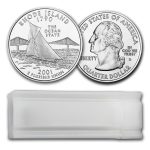 2001-D Rhode Island Statehood Quarter 40-Coin Roll BU