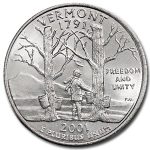 2001-D Vermont State Quarter BU
