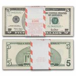 2001* (L-San Fran) $5 FRN CCU (Fr#1988-L) Star Notes, 100 Consec