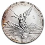 2001 Mexico 2 oz Silver Libertad BU