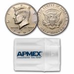 2001-S Kennedy Half Dollar 20-Coin Roll Gem Proof