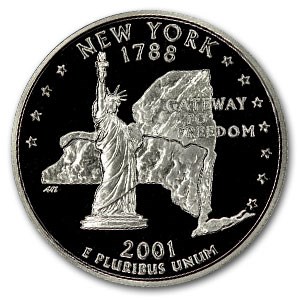 2001-S New York State Quarter Gem Proof