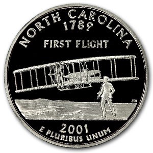 2001-S North Carolina State Quarter Gem Proof