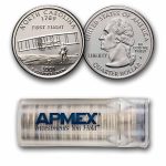 2001-S North Carolina State Quarter Proof 40-Coin Roll (Silver)