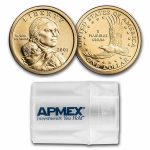 2001-S Sacagawea Dollar 20-Coin Roll Proof