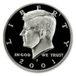 2001-S Silver Kennedy Half Dollar Gem Proof