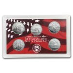 2001 State Quarters Silver Proof Set (No Box/COA)