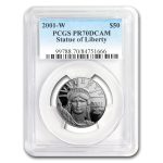 2001-W 1/2 oz Proof American Platinum Eagle PR-70 PCGS