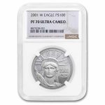 2001-W 1 oz Proof American Platinum Eagle PF-70 UCAM NGC