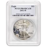 2001-W Proof American Silver Eagle PR-69 PCGS