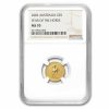2002 1/20 oz Gold Year of the Horse Coin MS-70 NGC