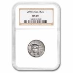 2002 1/4 oz American Platinum Eagle MS-69 NGC