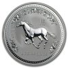 2002 Australia 2 oz Silver Year of the Horse BU