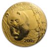 2002 China 1/2 oz Gold Panda BU (Sealed)