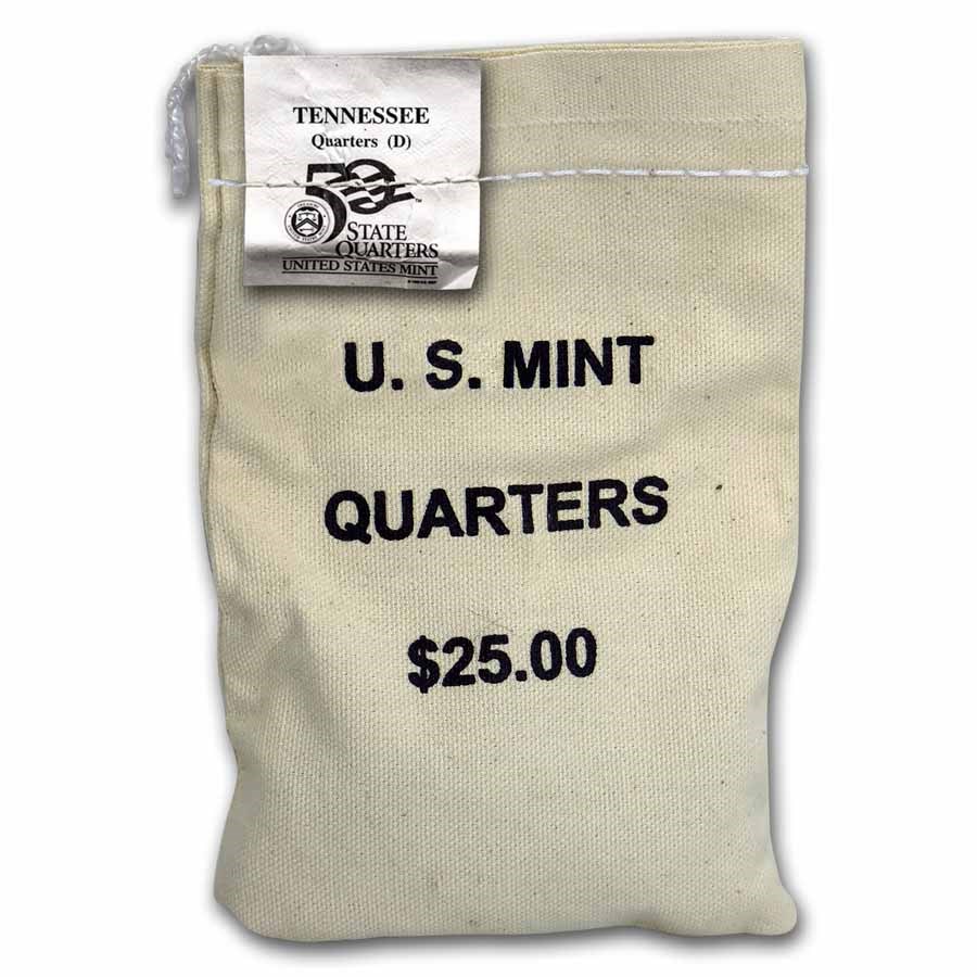 2002-D Tennessee Quarter $25 Sealed Mint Bag BU