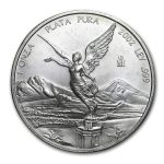 2002 Mexico 1 oz Silver Libertad BU (Abrasions)