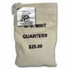 2002-P Indiana State Quarter $25 Sealed Mint Bag BU