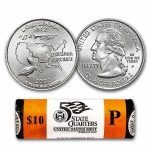 2002-P Louisiana Statehood Quarter 40-Coin Roll BU (Mint Wrapped)