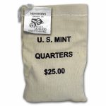2002-P Mississippi State Quarter $25 Sealed Mint Bag BU