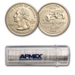 2002-S Indiana Statehood Quarter 40-Coin Roll Proof