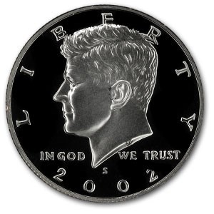 2002-S Kennedy Half Dollar Gem Proof